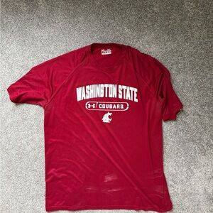 Under Armour Men's Washington State Cougars Maroon Short Sleeve Tee